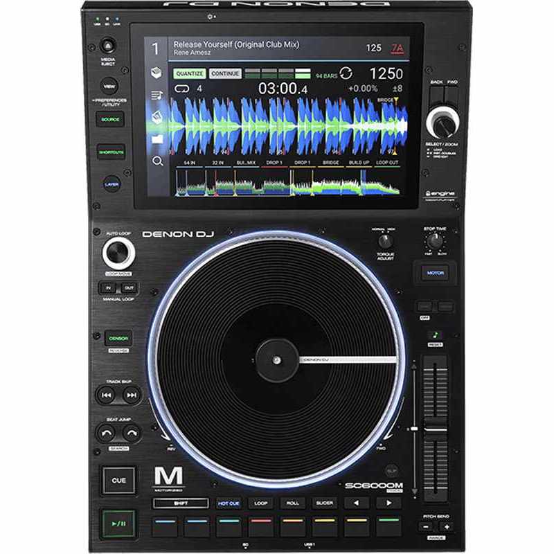 DENON DJ SC6000M . 8,5" motorisiert, USB/SD, 10,1", 2 Layer