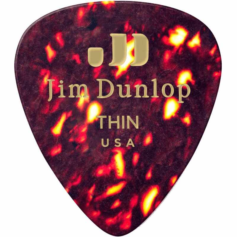 DUNLOP 483R05TH Genuine Celluloid - Beutel mit 72, light