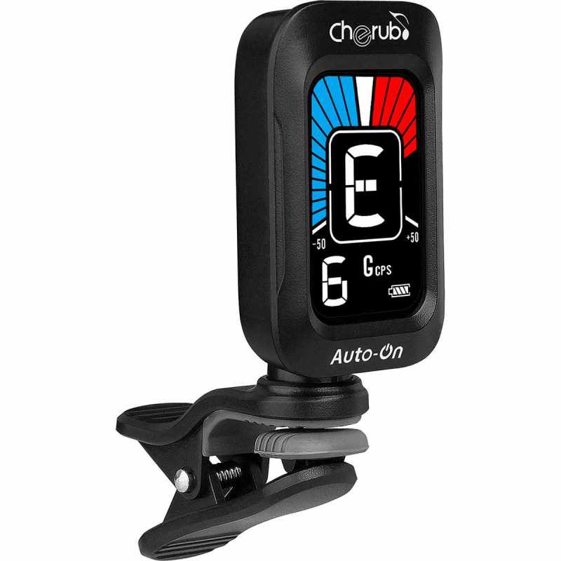 CHERUB WST-645 Chromatic clip tuner - rechargeable battery + auto-on