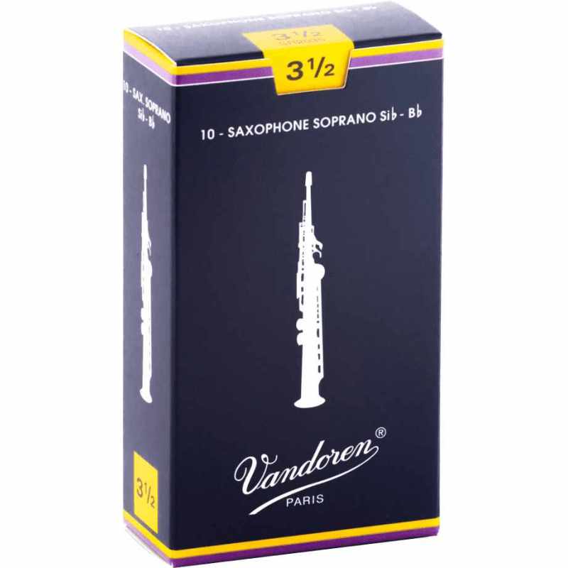 VANDOREN SR2035 Caja de 10 cañas soprano - Fuerza 3,5