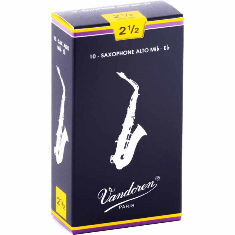 VANDOREN SR2125 Viola, caja de 10 cañas - Fuerza 2,5