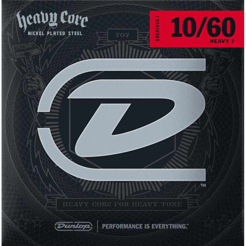 DUNLOP DHCN1060-7 Juegos - Heavy Core 10-60 7 cuerdas