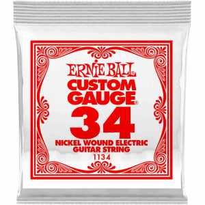 ERNIE BALL 1134 Reabastecimiento por 6 piezas - Níquel hilado 34