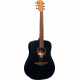 Lâg T70D-BLS T70 Dreadnought Black Satin