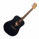 Lâg T70D-BLS T70 Dreadnought Black Satin