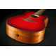 Lâg T-RED-DCE T-Red - Tramontane Dreadnought Cutaway Electro Special Edition Red Burst