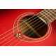 Lâg T-RED-DCE T-Red - Tramontane Dreadnought Cutaway Electro Special Edition Red Burst