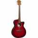 Lâg T-RED-ACE T-Red - Tramontane Auditorium Cutaway Electro Special Edition red burst