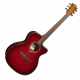 Lâg T-RED-ACE T-Red - Tramontane Auditorium Cutaway Electro Special Edition red burst