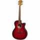 Lâg T-RED-ACE T-Red - Tramontane Auditorium Cutaway Electro Special Edition red burst