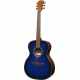 Lâg T-BLUE-A T-Blue - Tramontane Auditorium Special Edition Blue Burst