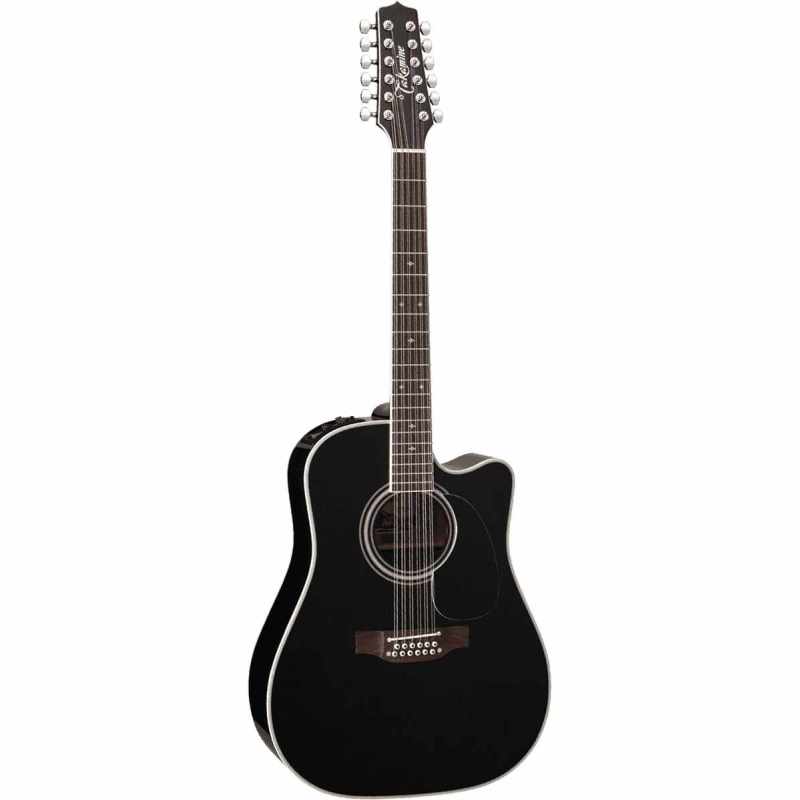 TAKAMINE EF381SC Dreadnought 12 cuerdas Ctw Electro Black