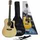 WASHBURN AD5CEPACK Pack Dreadnought Cutaway Electro Natural