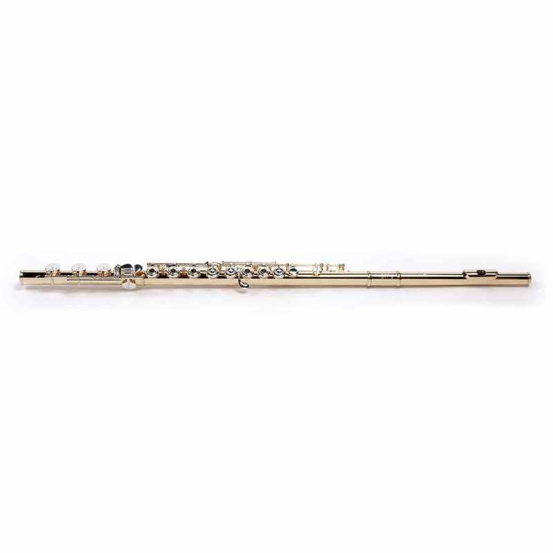 PEARL FLUTE MD925RB/Y SILBER - Maesta .925, Kopf und Röhre vergoldet, Hohlschalen in Reihe, Si-Pfote