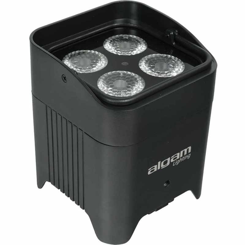 ALGAM LIGHTING EVENTPAR412-HEX-IP HEX - PAR a pilas LED 4 x 12W RGBWA+UV, DMX inalámbrico, IP65