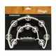 STAGG TAB-1 WH Cutaway plastic tambourine with 20 jingles