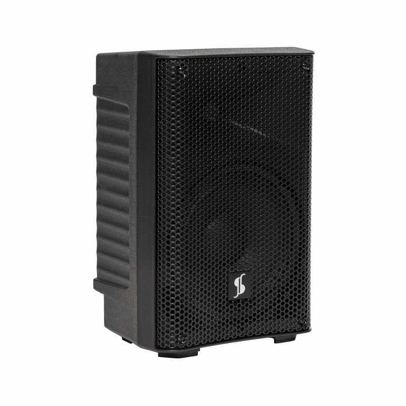 STAGG AS8B EU+UK 8" 2-way active speaker, class D, Bluetooth TWS Stereo, UHF mic, 125 watts, battery powered