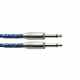 STAGG SGC3VT BL 3M/10FT VINTWEED CABLE-BLUE