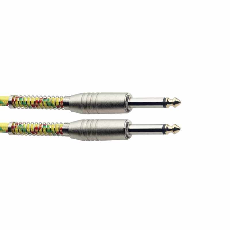 STAGG SGC3VT YL 3M/10FT VINTWEED CABLE-YELLOW