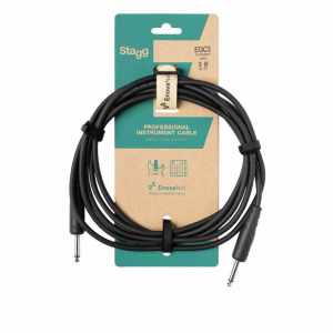 STAGG EGC3 Instrument cable, jack/jack (m/m), 3 m (10') E-series