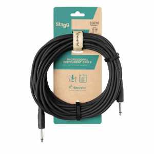 STAGG EGC10 Instrument cable, jack/jack (m/m), 10 m (33') E-Series