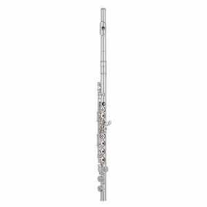 PEARL FLUTE B505RE-HC Cabeza y tubo de alpaca - Placas huecas, enchavetado offset, pie C