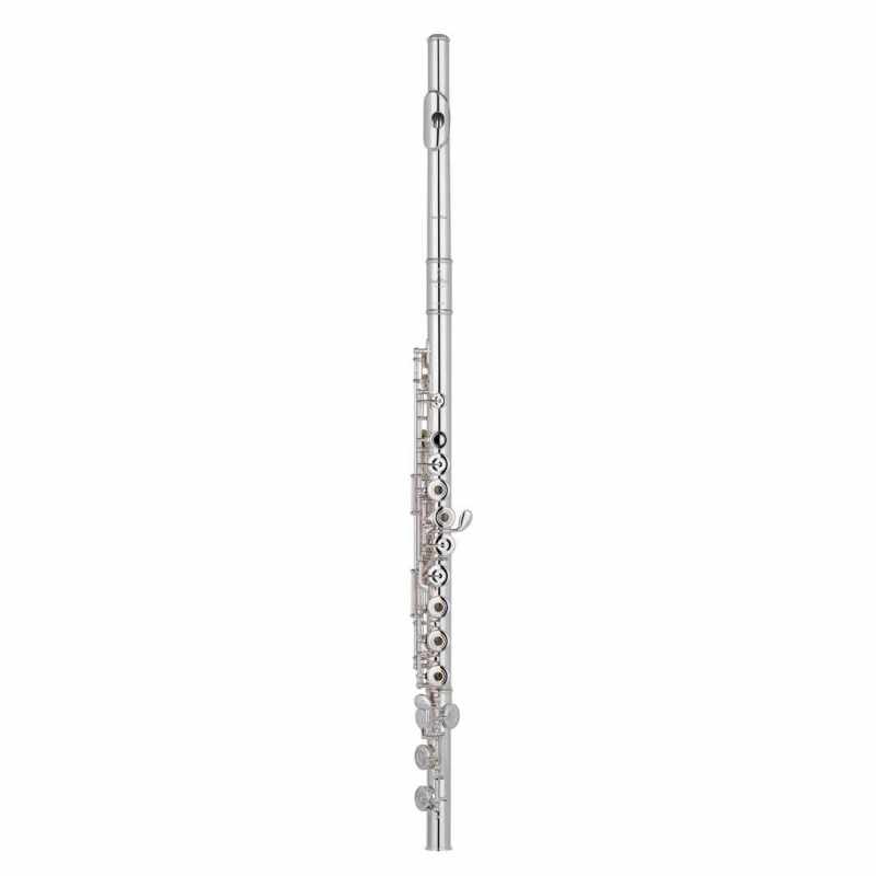 PEARL FLUTE B665RE-HC . Silberkopf - Hohlplatten, versetzte Schlüssellochung, C-Träger