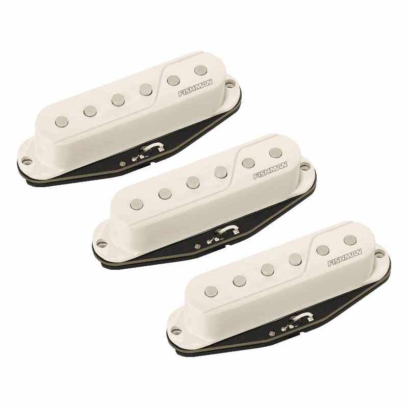 FISHMAN PRF-STR-WH3 Single Winding - Active - Single - White - Set 3 microphones