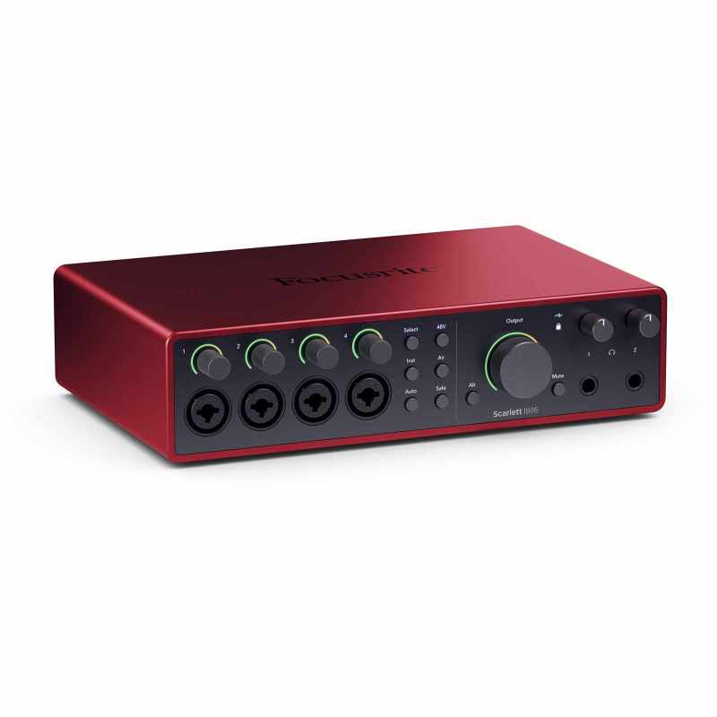 FOCUSRITE SCARLETT4-18I16 Scarlett G4 - Interfaz de audio, 18 entradas/16 salidas, USB-C