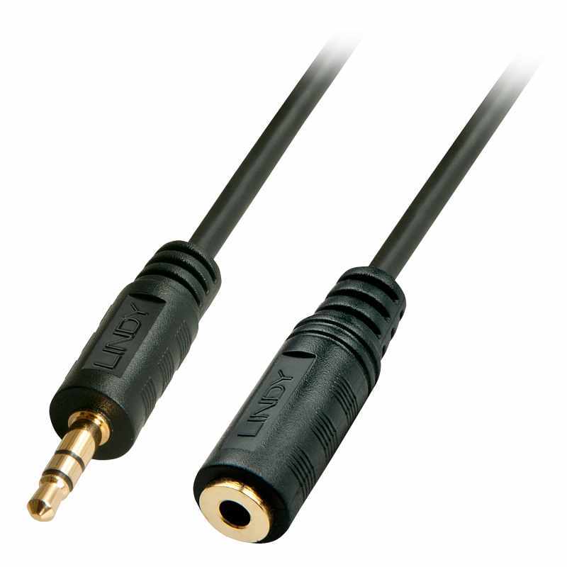 LINDY 35652 Cable de audio Premium 35mm jack estéreo macho/hembra 2m