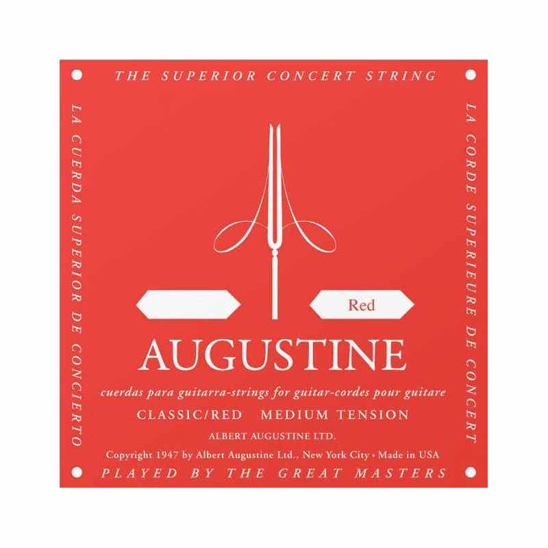 AUGUSTINE ROUGE1-MI Reposición por 12 piezas - 1e Nylon Rojo