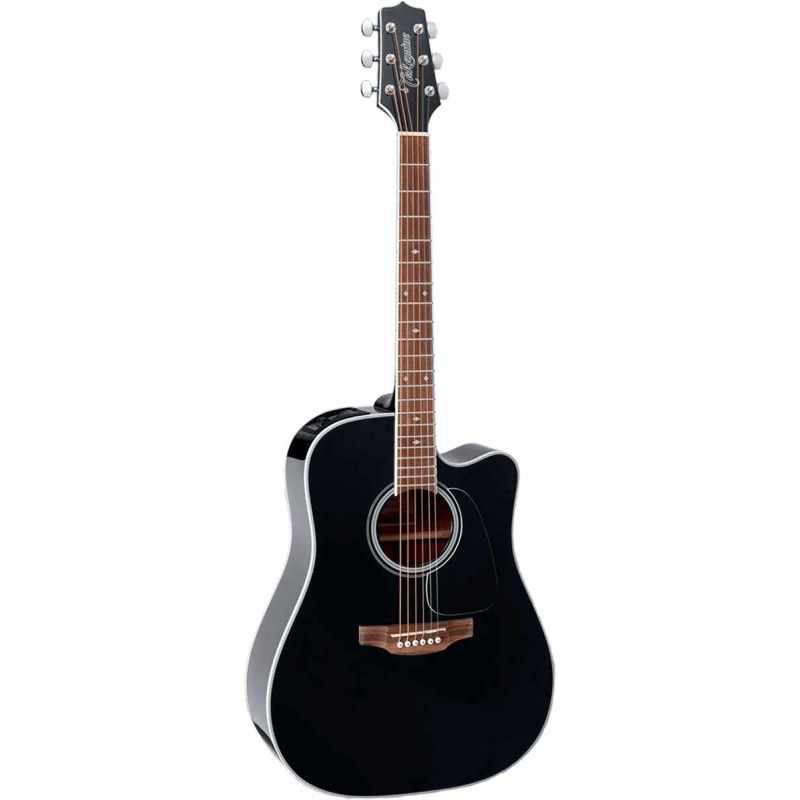 TAKAMINE GD34CE-BLK 30 - Schwarz glänzend