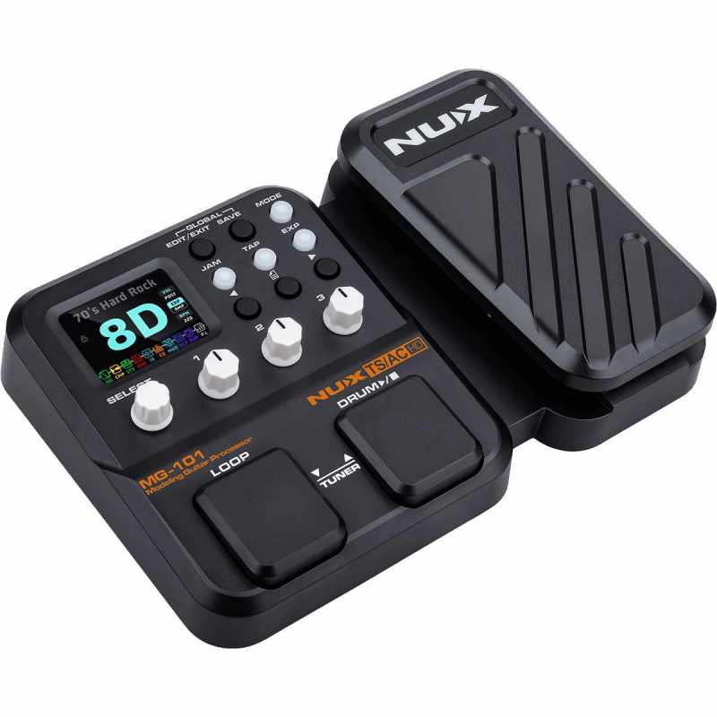 NUX MG101 2-switch guitar compact, expression pedal