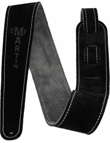  Martin A0016 COURROIE SUEDE NOIRE|MusicGoodDeal  2