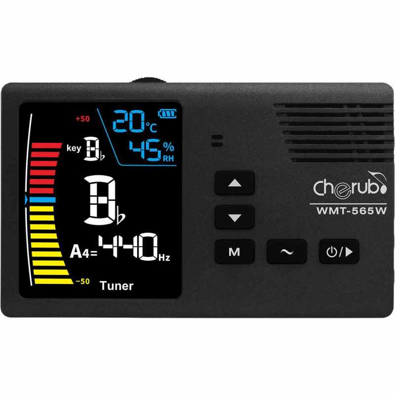 CHERUB WMT-565W 4 en 1 para vientos - Afinador / Metrónomo / Termohigrómetro