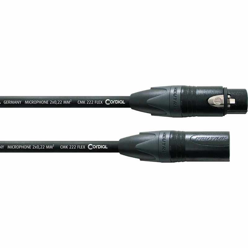 CORDIAL CPM15FM-FLEX . CPM FM-FLEX - XLR NEUTRIK - 15m