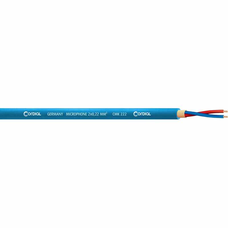 CORDIAL CMK222-BLUE100 CMK 222 / 422 - 2 x 0.22mm² - 100 m blue