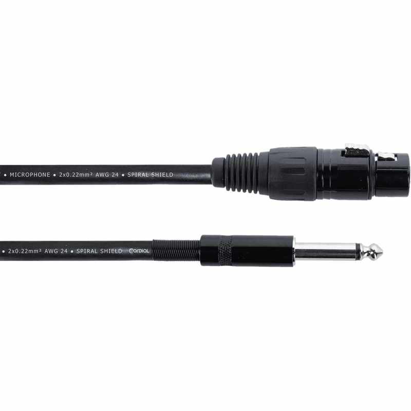 CORDIAL EM5FP XLR / Jack - XLR weiblich/männlich Mono - 5m