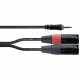 CORDIAL EY1.5WMM Mini-Jack / XLR - Mini-J. st./2 XLR male - 1,5m