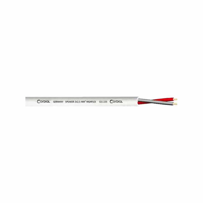 CORDIAL CLS225-WHITE100 2.5 mm² - 2 conductors. 100m white