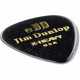 DUNLOP 483P03EXH Genuine Celluloid - Genuine Celluloid Classic, Player's Pack of 12, black, extra heavy