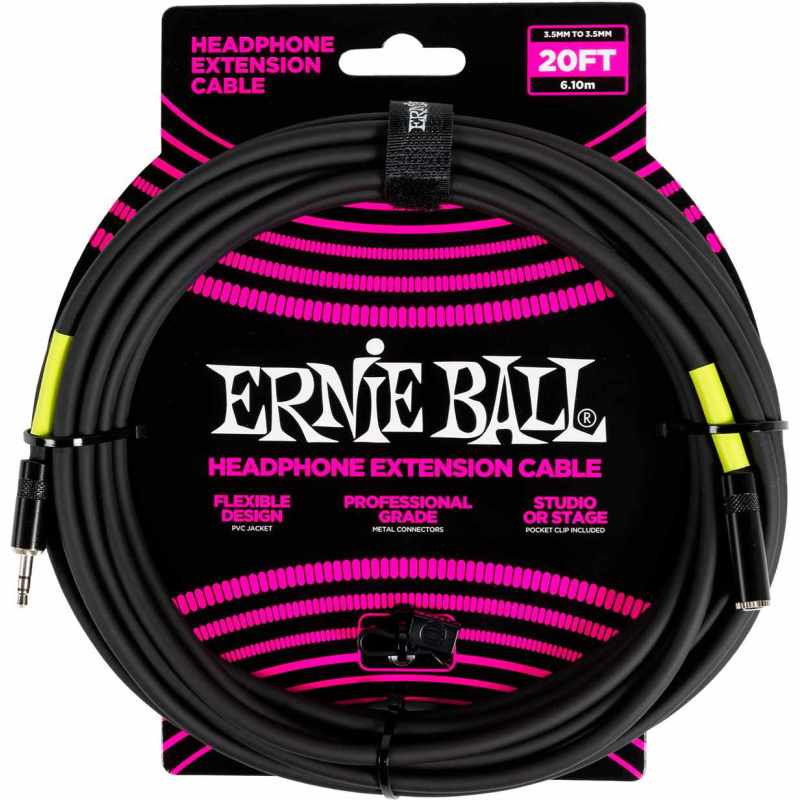 ERNIE BALL 6425 Mini-jack to mini-jack 6m black