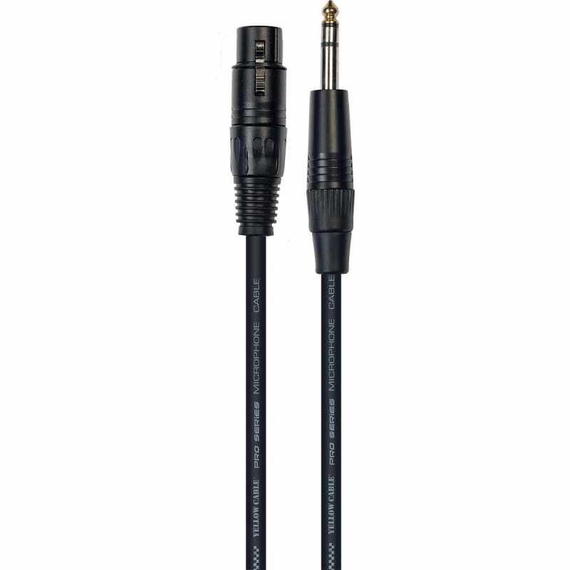 YELLOW CABLE M05J-S Profile - Balanced male jack/XLR female 5m