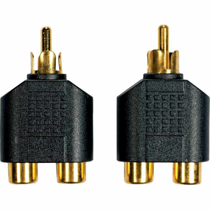 YELLOW CABLE AD14 RCA male/2 RCA female