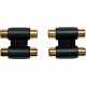 YELLOW CABLE AD15 2 RCA hembra/2 RCA hembra