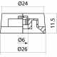 YELLOW PARTS EZ1219A LP - Per 2, amber