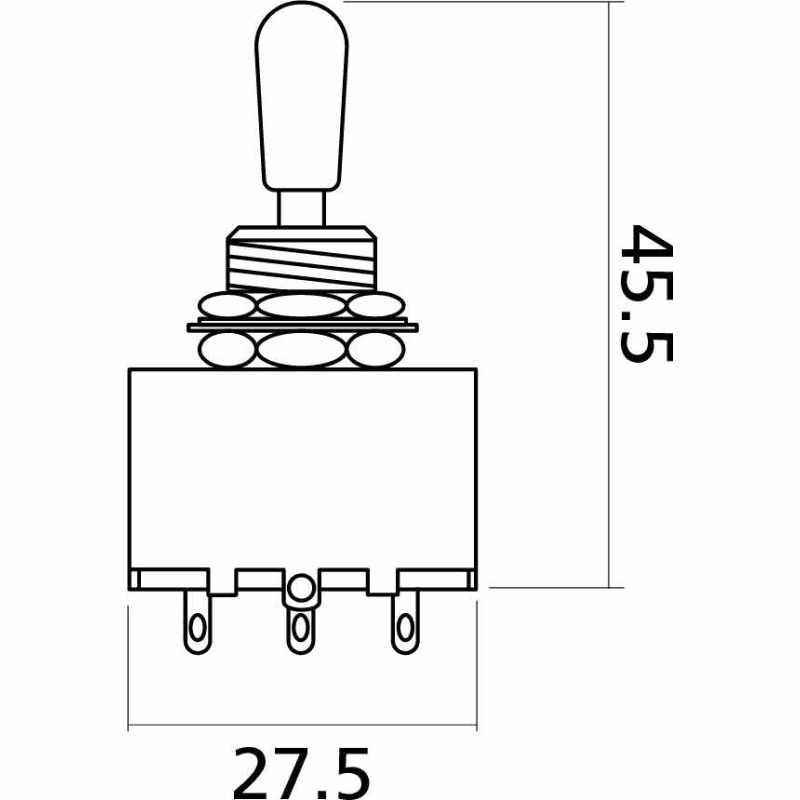 YELLOW PARTS EZ1180W 3 positions - LP white