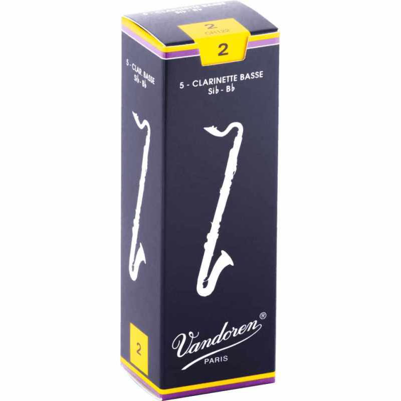 VANDOREN CR122 Bass box of 5 reeds - Force 2