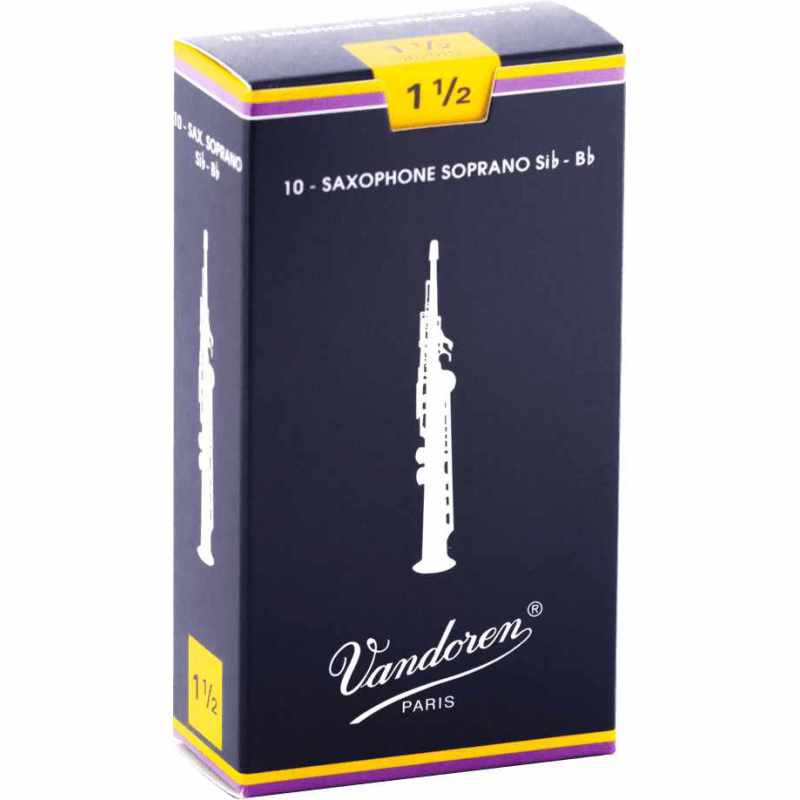 VANDOREN SR2015 Soprano box of 10 reeds - Strength 1,5