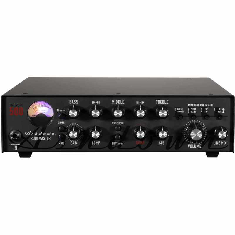 ASHDOWN RM-500-EVO-III ROOTMASTER - ROOTMASTER EVO III 500w bass amp head